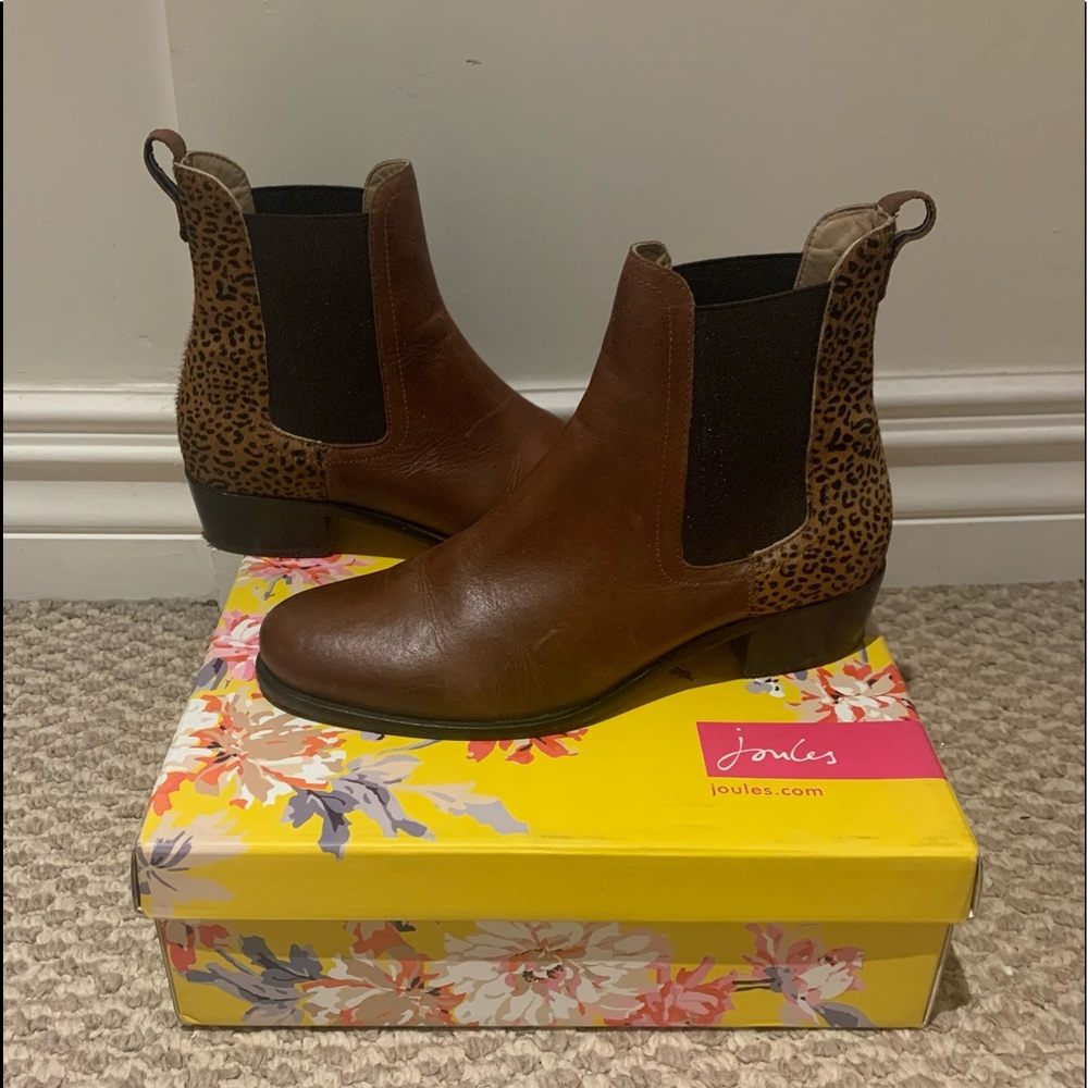 Joules Autumn Boots (Ocelot Print)